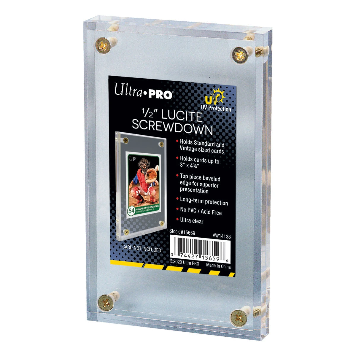 Ultra Pro Lucite UV 1/2" Screwdown