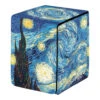 Ultra Pro Fine Art Starry Night Alcove Flip Deck Box By Vincent Van Gogh