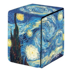 Ultra Pro Fine Art Starry Night Alcove Flip Deck Box By Vincent Van Gogh