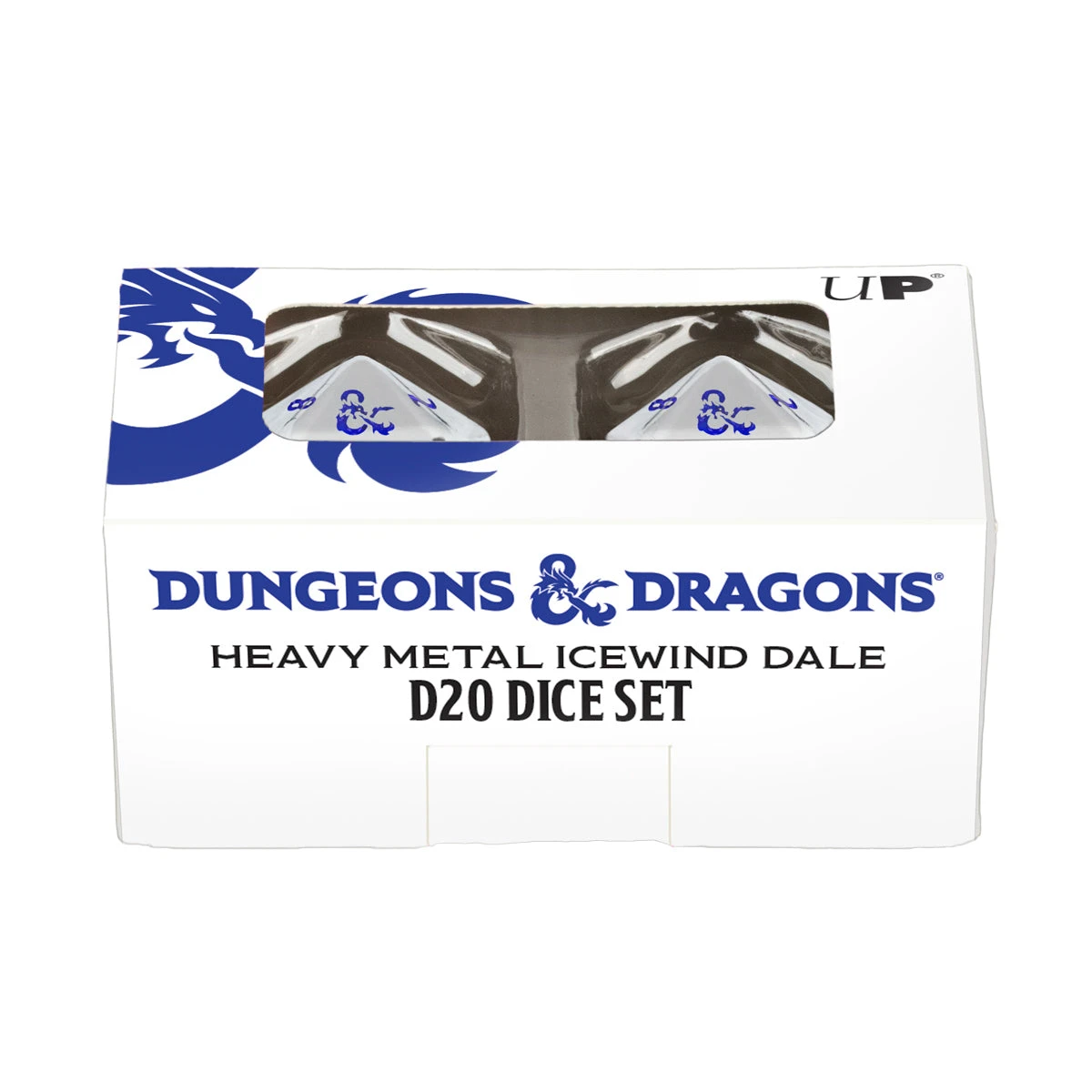 Ultra Pro Heavy Metal Icewind D20 Dice Set (2ct) For Dungeons & Dragons - Image 3