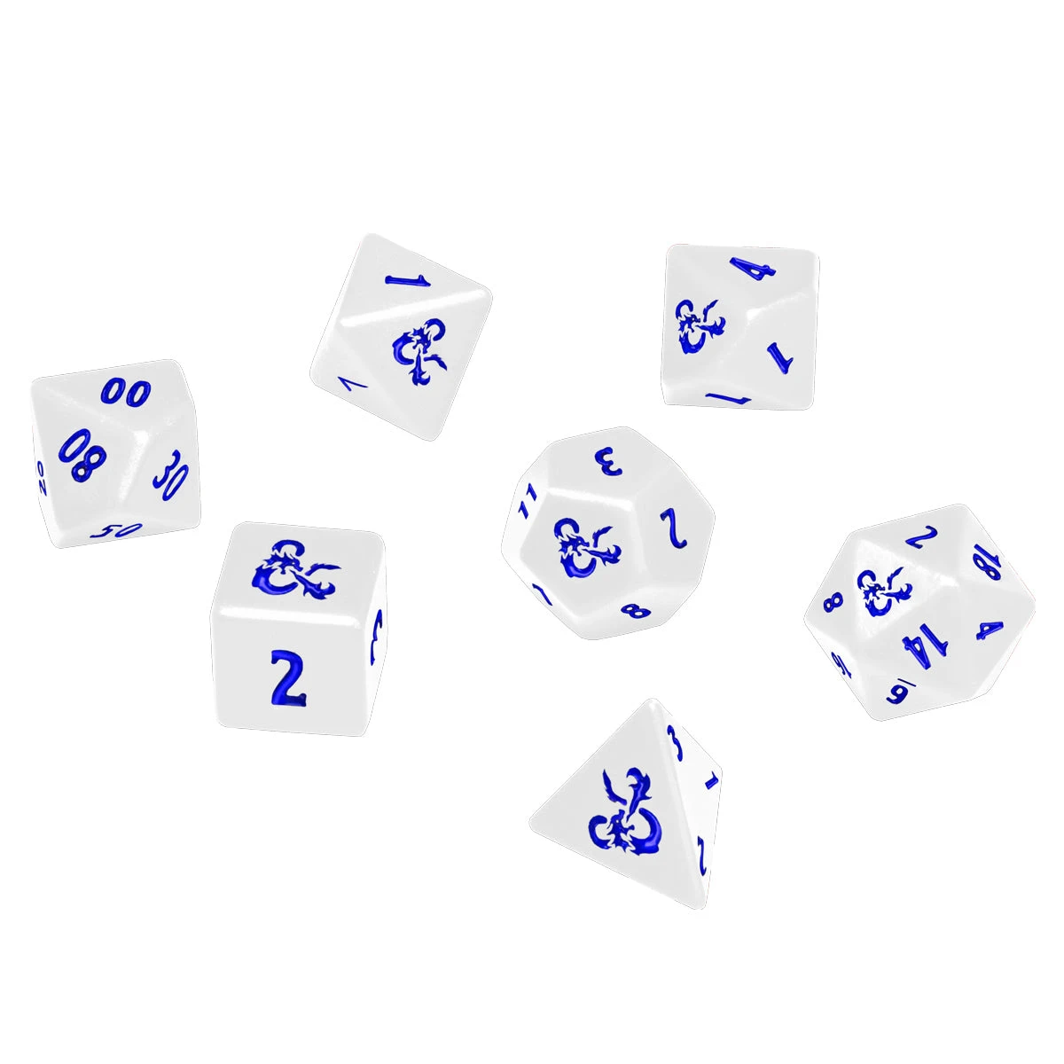 Ultra Pro Heavy Metal Icewind RPG Dice Set (7ct) For Dungeons & Dragons - Image 2