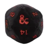 Ultra Pro Jumbo Black D20 Novelty Dice Plush For Dungeons & Dragons