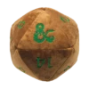 Ultra Pro Jumbo Feywild Copper And Green D20 Novelty Dice Plush For Dungeons & Dragons