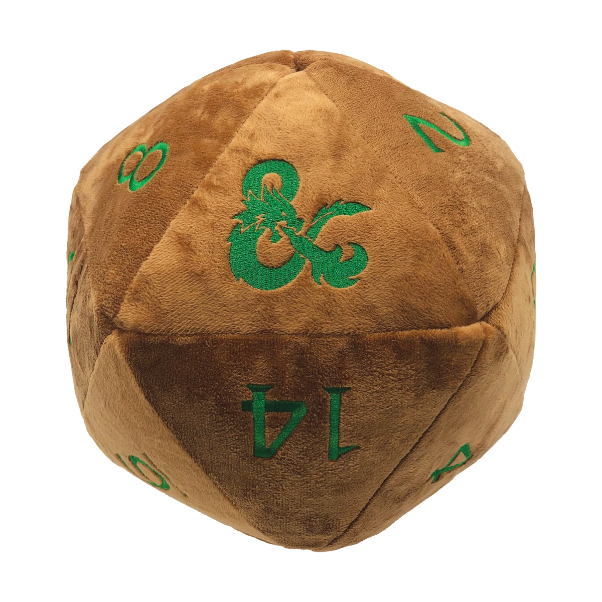 Ultra Pro Jumbo Feywild Copper And Green D20 Novelty Dice Plush For Dungeons & Dragons