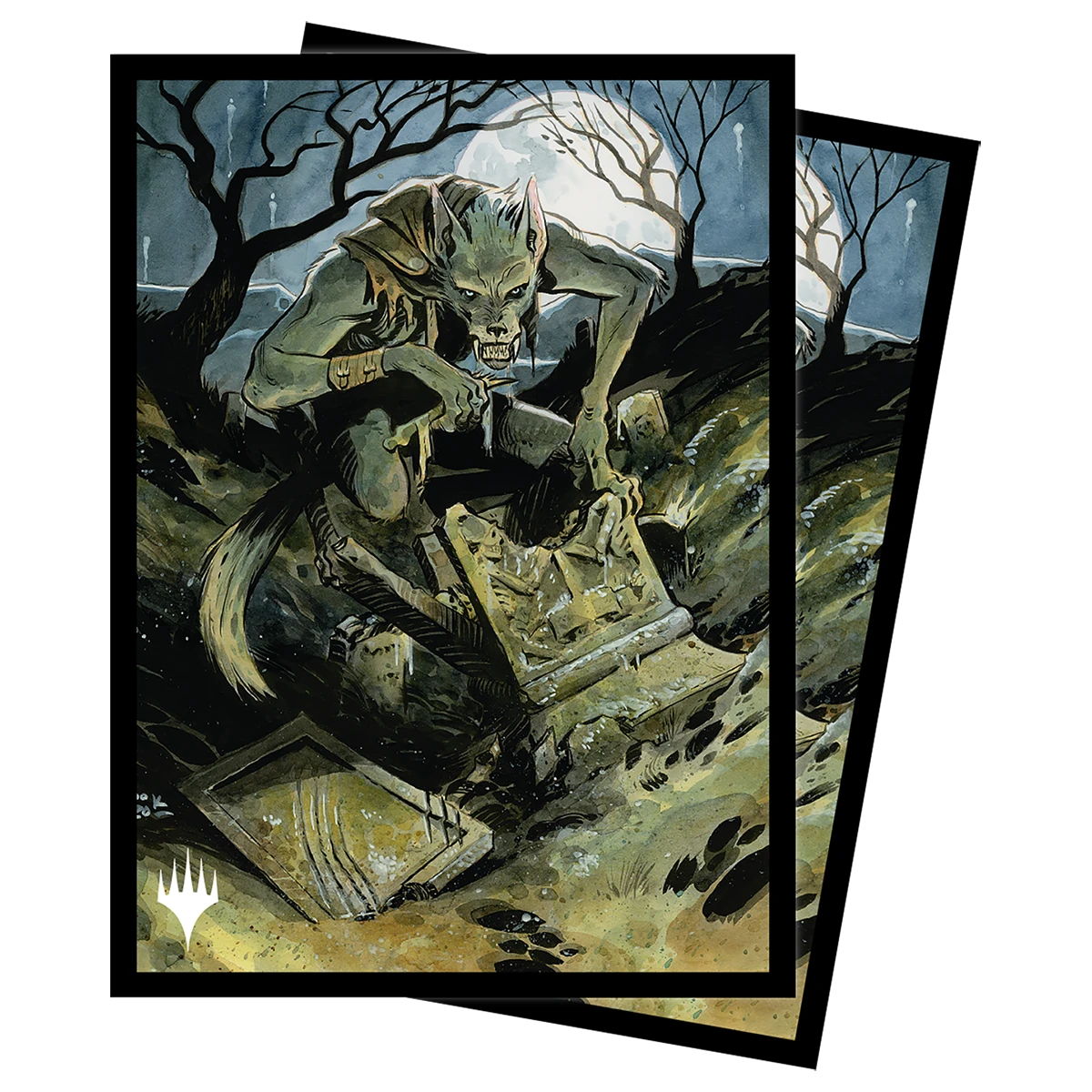 Ultra Pro Innistrad: Midnight Hunt Graveyard Glutton Standard Deck Protector Sleeves (100ct) For Magic: The Gathering