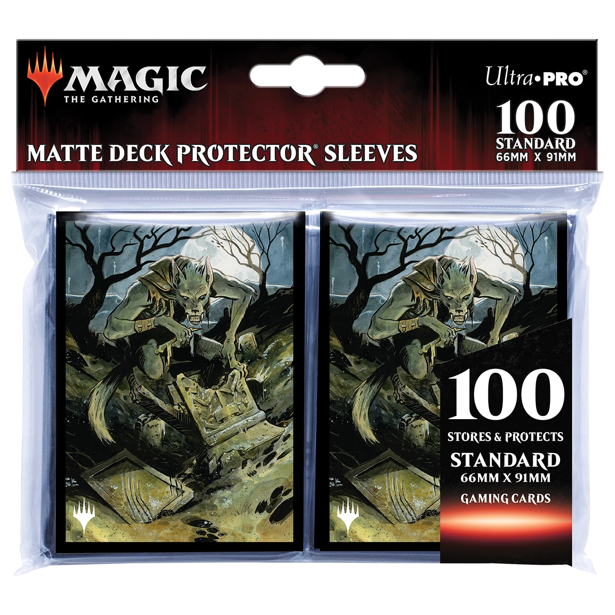 Ultra Pro Innistrad: Midnight Hunt Graveyard Glutton Standard Deck Protector Sleeves (100ct) For Magic: The Gathering - Image 2