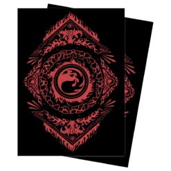 Ultra Pro Mana 7 Mountain Deck Protector Sleeves (100ct) For Magic: The Gathering