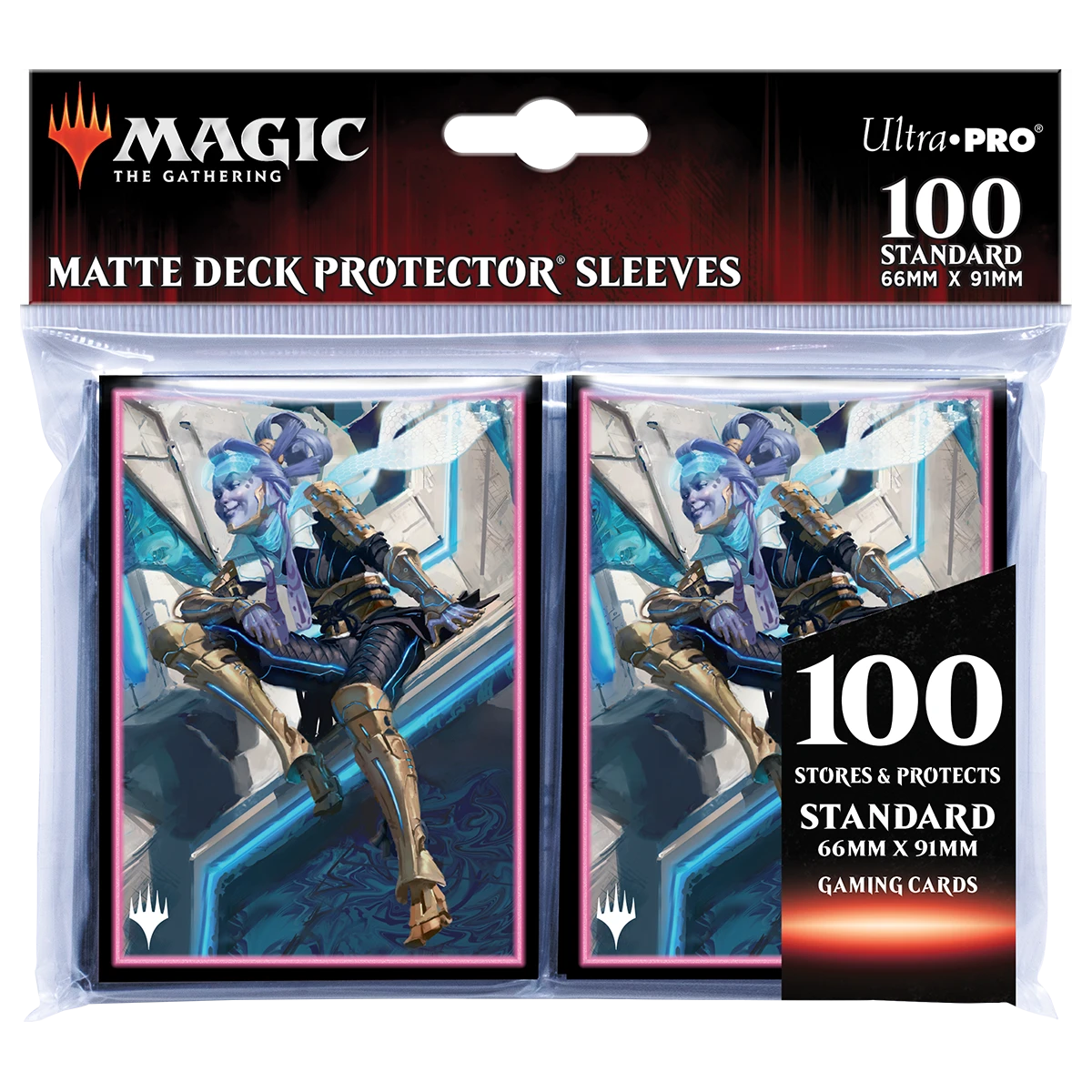 Ultra Pro Kamigawa Neon Dynasty Kotori, Pilot Prodigy Standard Deck Protector Sleeves (100ct) For Magic: The Gathering - Image 2