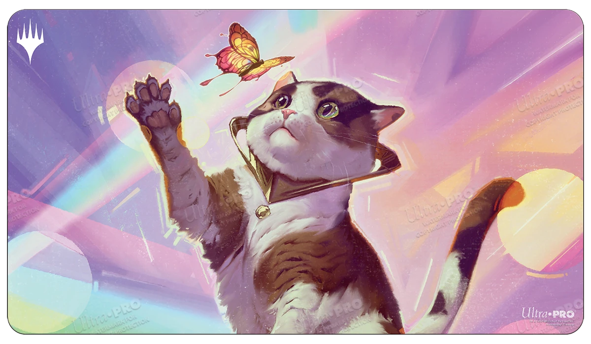 Ultra Pro Unfinity Cat Token Standard Gaming Playmat For Magic: The Gathering