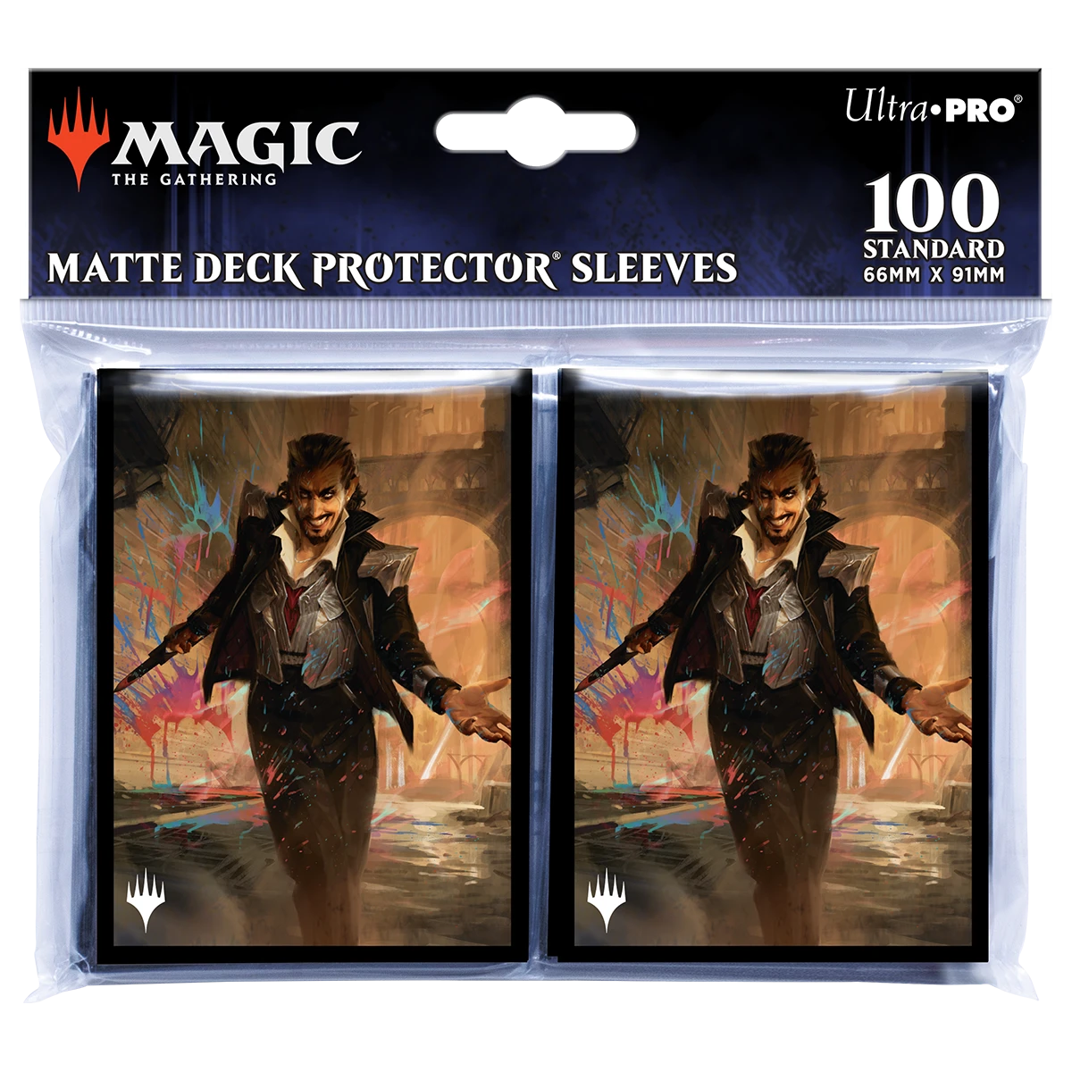 Ultra Pro Streets Of New Capenna Anhelo The Deacon Commander Standard Deck Protector Sleeves (100ct) For Magic: The Gathering - Image 2