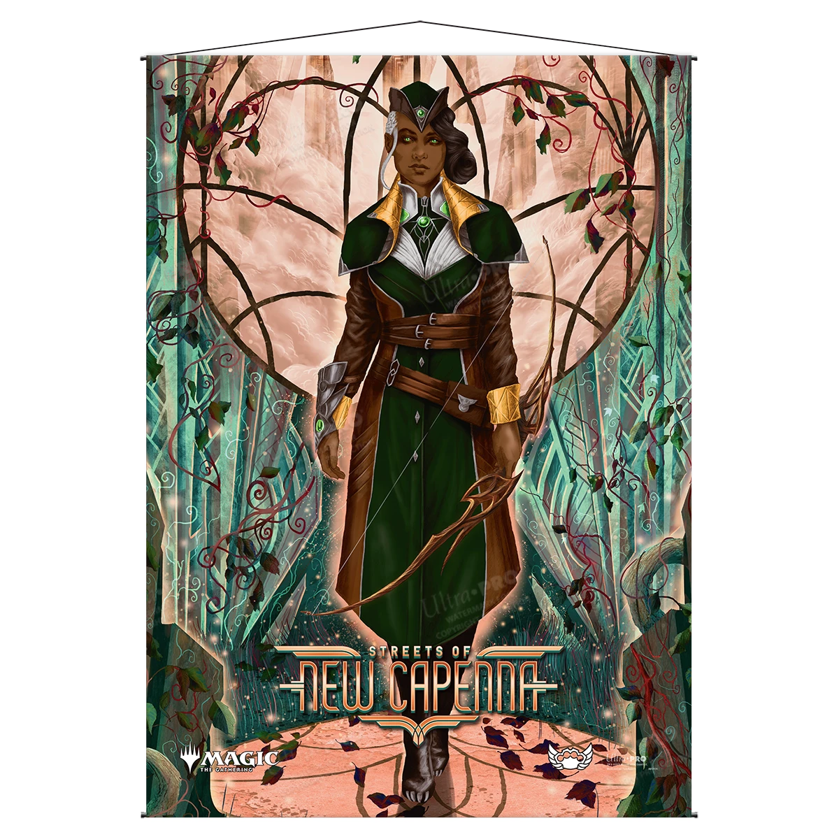 Ultra Pro Streets Of New Capenna Vivien On The Hunt Wall Scroll For Magic: The Gathering