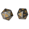 Ultra Pro Heavy Metal Spelljammer Realmspace D20 Dice Set (2ct) For Dungeons & Dragons