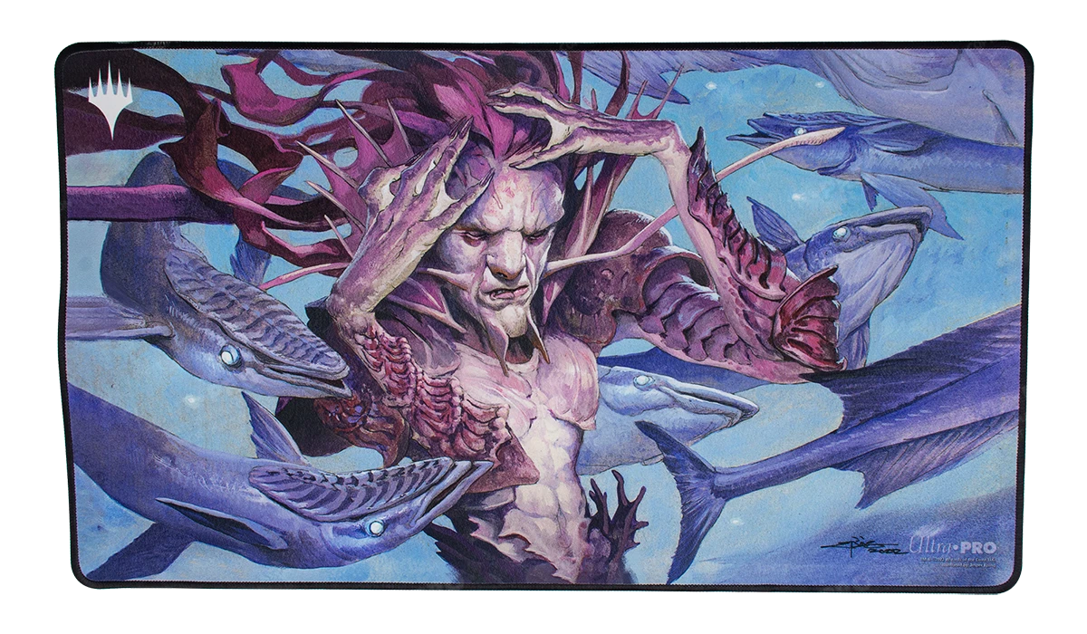 Ultra Pro Dominaria Remastered Mystic Remora Black Stitched Standard Gaming Playmat For Magic: The Gathering