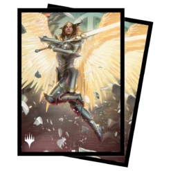 Ultra Pro March Of The Machine Archangel Elspeth Standard Deck Protector Sleeves (100ct) For Magic: The Gathering