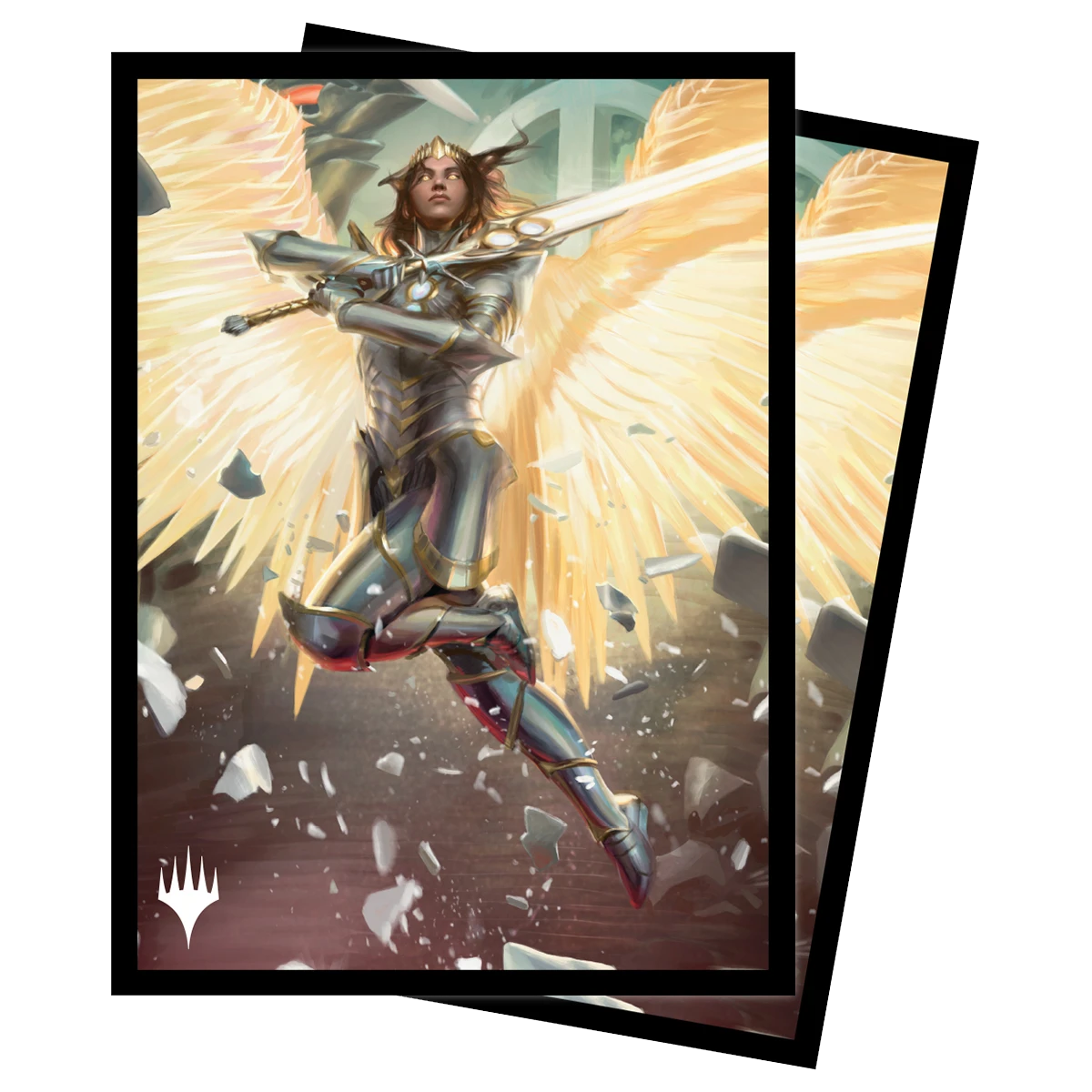 Ultra Pro March Of The Machine Archangel Elspeth Standard Deck Protector Sleeves (100ct) For Magic: The Gathering