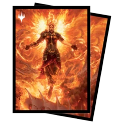 Ultra Pro March Of The Machine Chandra, Hope’s Beacon Standard Deck Protector Sleeves (100ct) For Magic: The Gathering