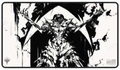Ultra Pro March Of The Machine Elesh Norn Black Stitched Standard Gaming Playmat For Magic: The Gathering