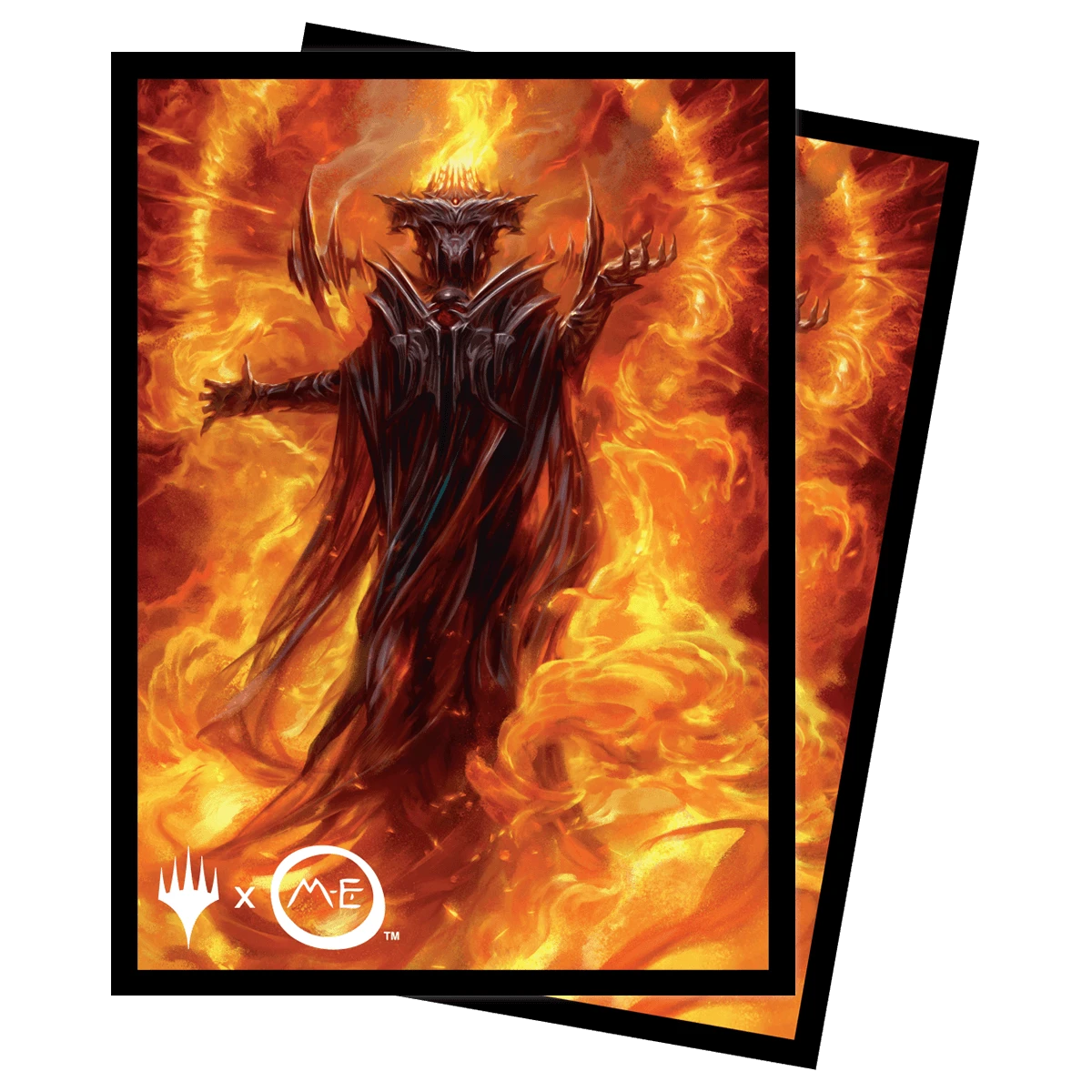 Ultra Pro The Lord Of The Rings: Tales Of Middle-earth Sauron V2 Standard Deck Protector Sleeves (100ct) For Magic: The Gathering