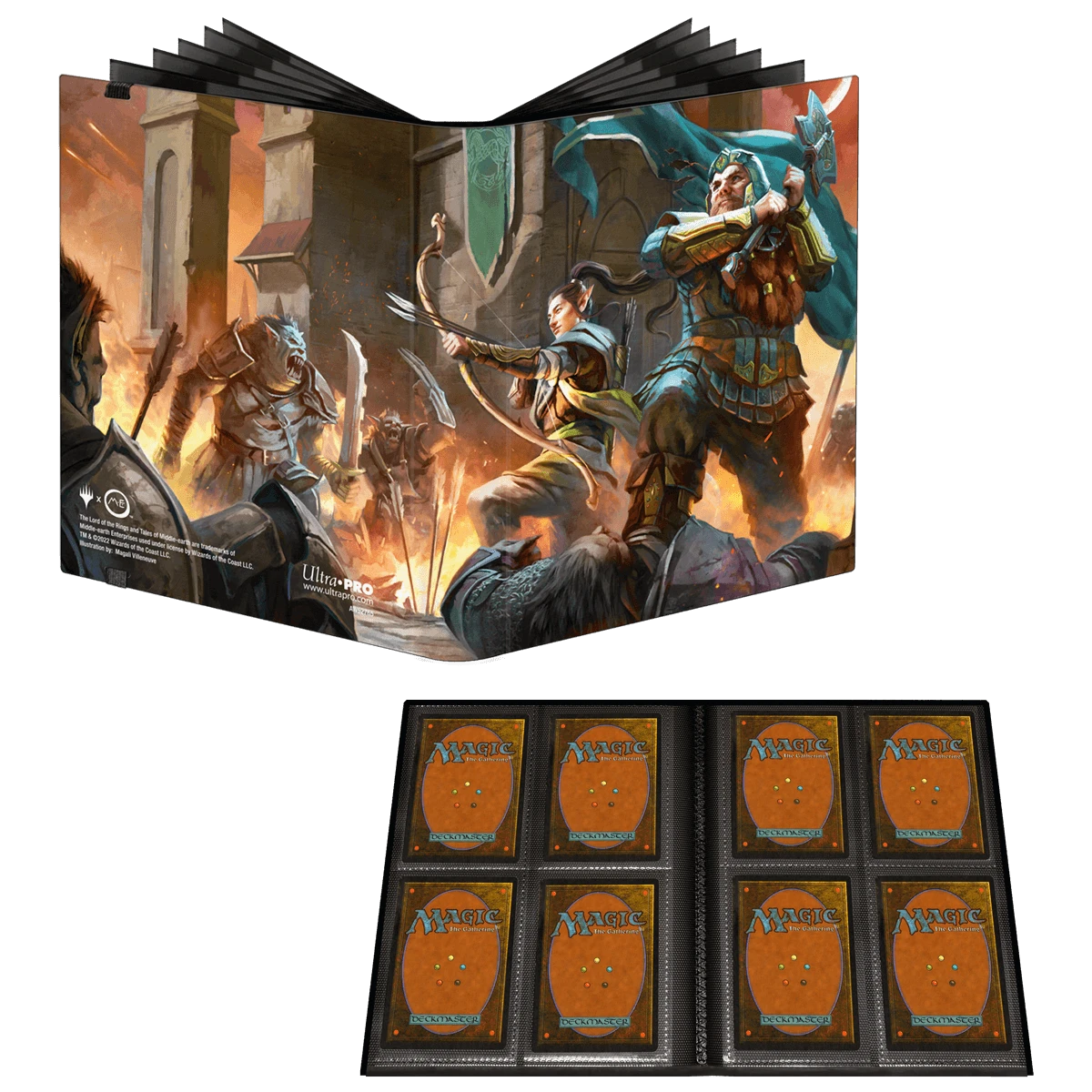 Ultra Pro The Lord Of The Rings: Tales Of Middle-earth Legolas & Gimli 4-Pocket PRO-Binder For Magic: The Gathering - Image 2