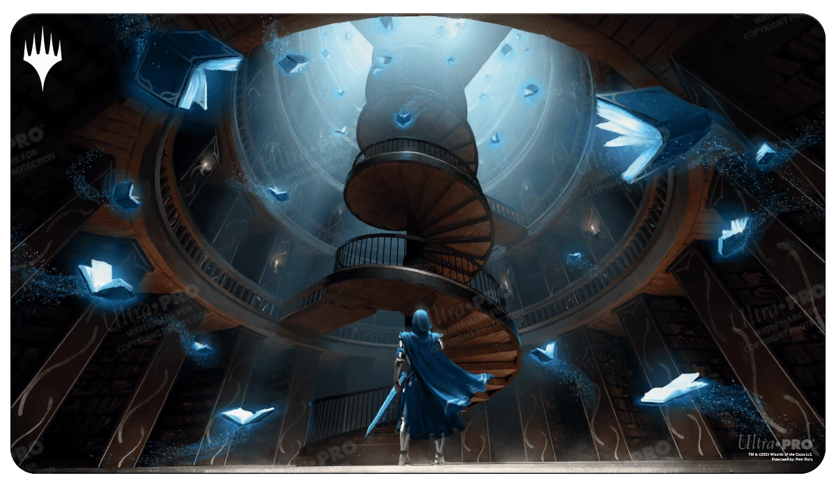 Ultra Pro Wilds Of Eldraine Virtue Of Knowledge Standard Gaming Playmat For Magic: The Gathering