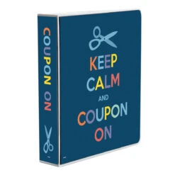 Ultra Pro Keep Calm 3-Ring Coupon Organizer Binder