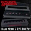 Ultra Pro Heavy Metal Premium RPG Dice Set (7ct) For Dungeons & Dragons