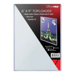 Ultra Pro 6" X 9" Toploader (25ct)