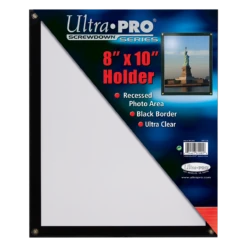 Ultra Pro Photo 8" X 10" Black Frame Screwdown Holder