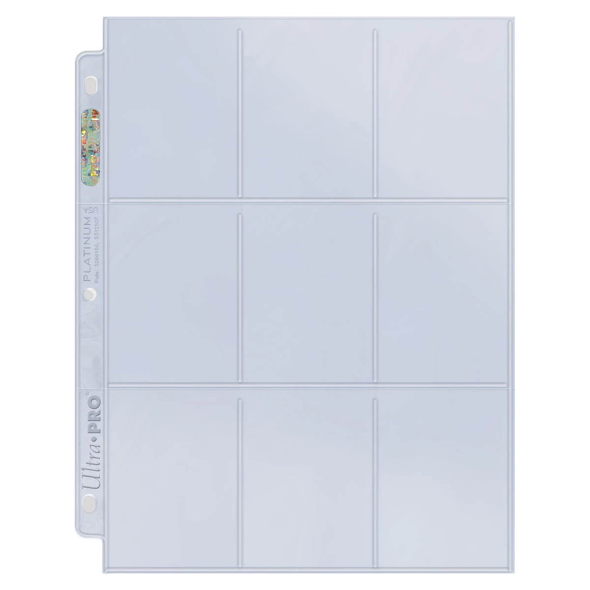Ultra Pro Platinum Series Pocket Pages (100ct) For Cards And Photos