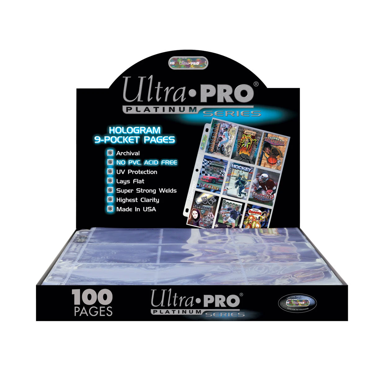 Ultra Pro Platinum Series Pocket Pages (100ct) For Cards And Photos - Image 2