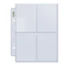 Ultra Pro Premium Series 4-Pocket Mini Album Pages (100ct) For Standard Size Cards