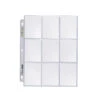 Ultra Pro Silver Series 18-Pocket Refill Pages (25ct) For Standard Size Cards