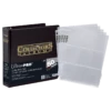 Ultra Pro 2" Black And Gold Foil Collectors Album With 9-Pocket Platinum Pages (50ct) For Trading Cards
