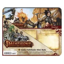 Ultra Pro Rise Of The Runelords Expansion Mini Mats (4ct) For Pathfinder Adventure Card Game