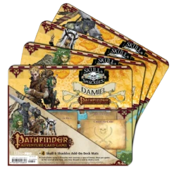 Ultra Pro Skull & Shackles Expansion Mini Mats (4ct) For Pathfinder Adventure Card Game