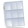 Ultra Pro Premium Series 9-Pocket Secure Pages (100ct) For Standard Size Cards