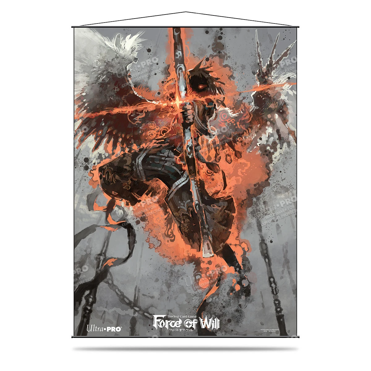 Ultra Pro Dark Arla, The Shadow Wing Wall Scroll For Force Of Will