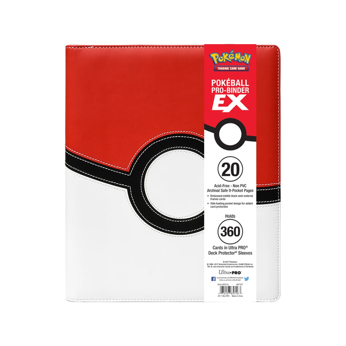 Ultra Pro Poké Ball Premium 9-Pocket PRO-Binder For Pokémon - Image 2