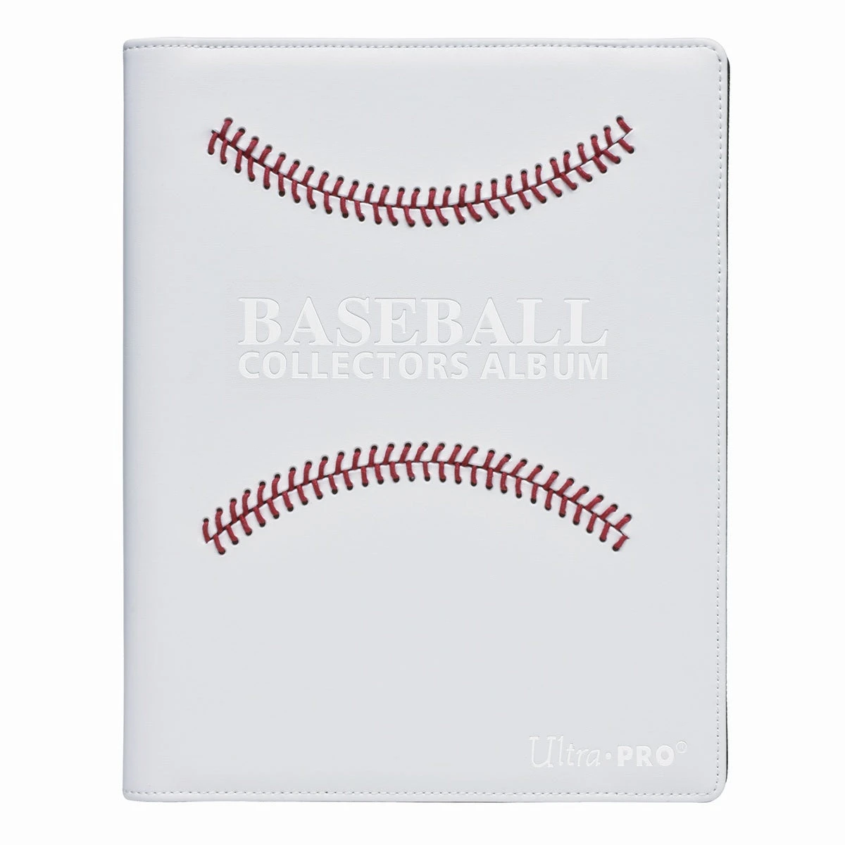 Ultra Pro White Baseball Premium Stitched PRO-Binder