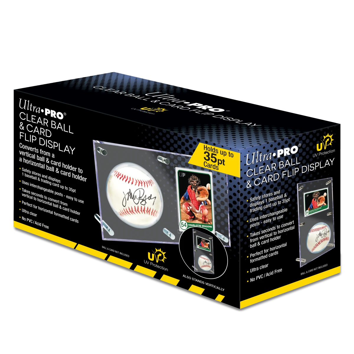Ultra Pro Baseball & Card (35PT) Clear Flip Display Case - Image 5