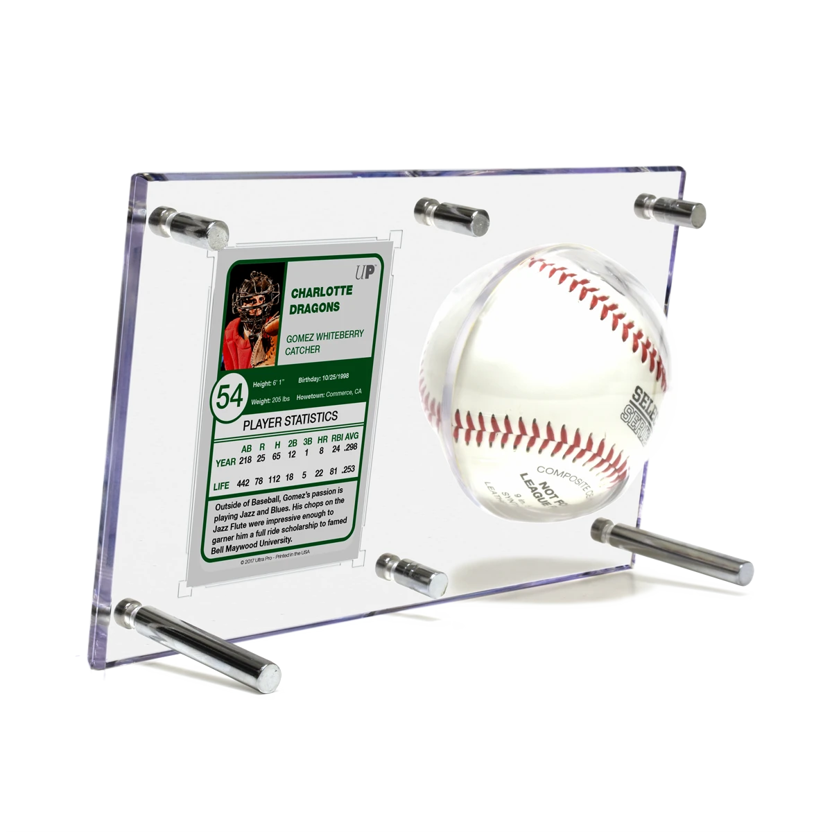 Ultra Pro Baseball & Card (35PT) Clear Flip Display Case - Image 3