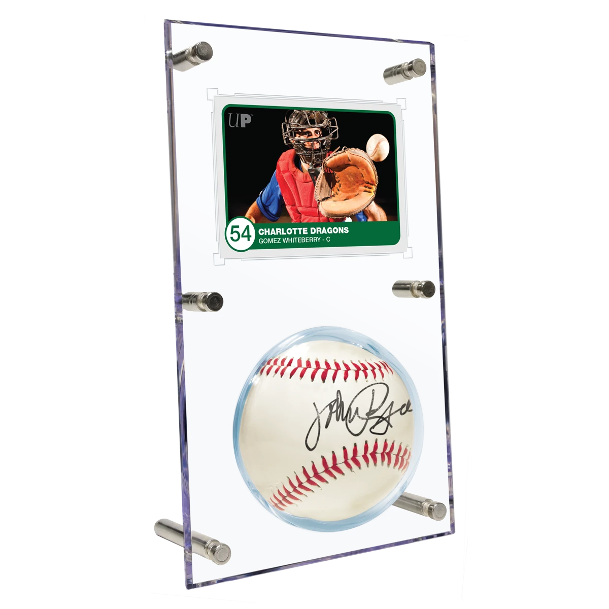 Ultra Pro Baseball & Card (35PT) Clear Flip Display Case - Image 2
