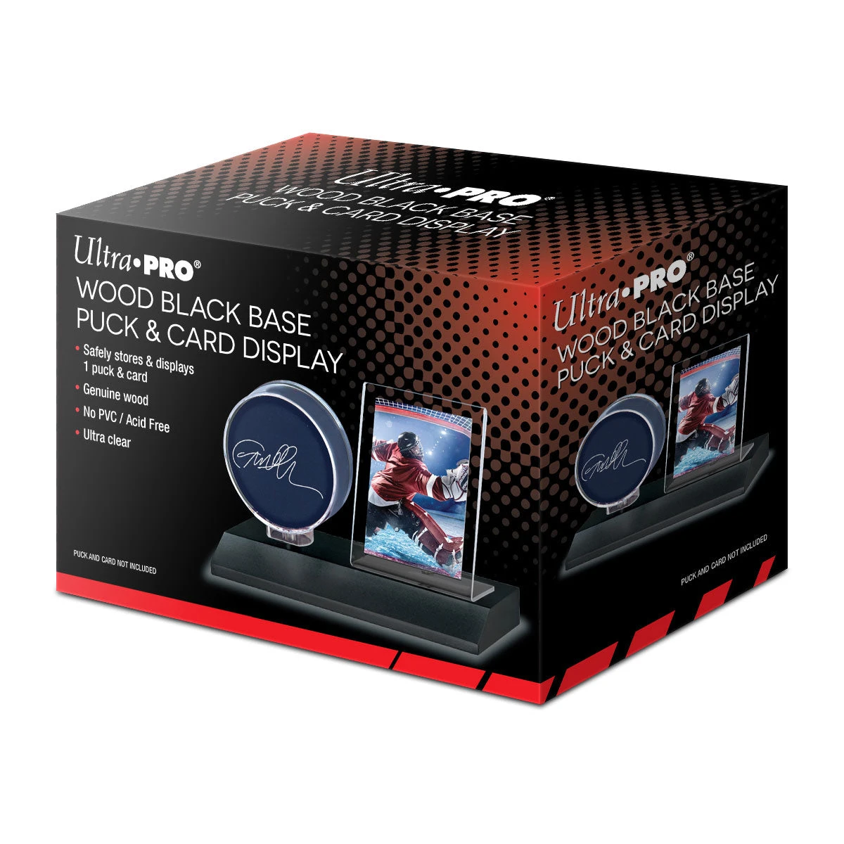 Ultra Pro Hockey Puck & Card Wood Display Holder - Image 6