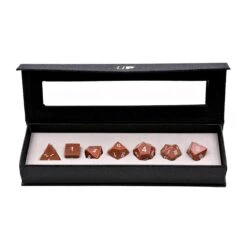 Ultra Pro Gemstone Gold Sandstone RPG Dice Set (7ct)