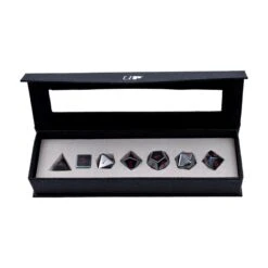 Ultra Pro Gemstone Hematite RPG Dice Set (7ct)