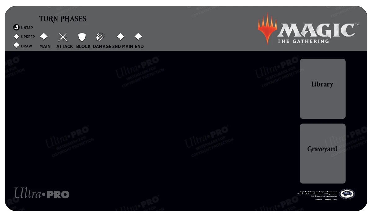 Ultra Pro Single Player Battlefield Standard Gaming Playmat For Magic: The Gathering