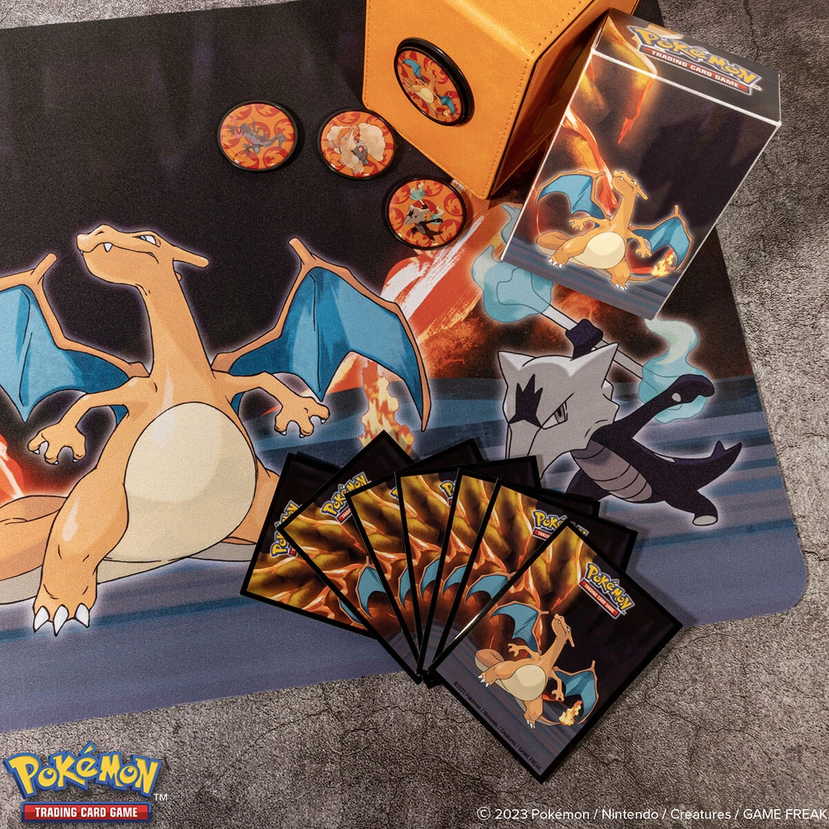 Ultra Pro Gallery Series Scorching Summit Standard Gaming Playmat Mousepad For Pokemon - Image 2