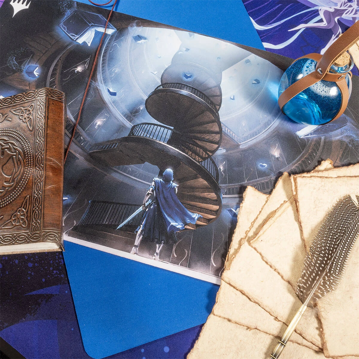 Ultra Pro Wilds Of Eldraine Virtue Of Knowledge Standard Gaming Playmat For Magic: The Gathering - Image 2