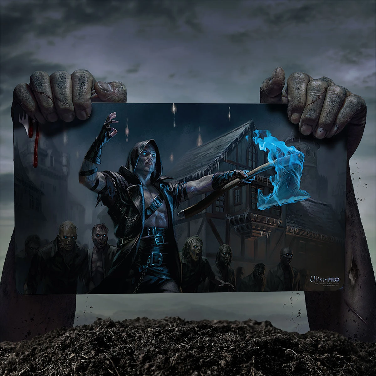 Ultra Pro Innistrad: Midnight Hunt Wilhelt The Rotcleaver Standard Gaming Playmat For Magic: The Gathering - Image 2