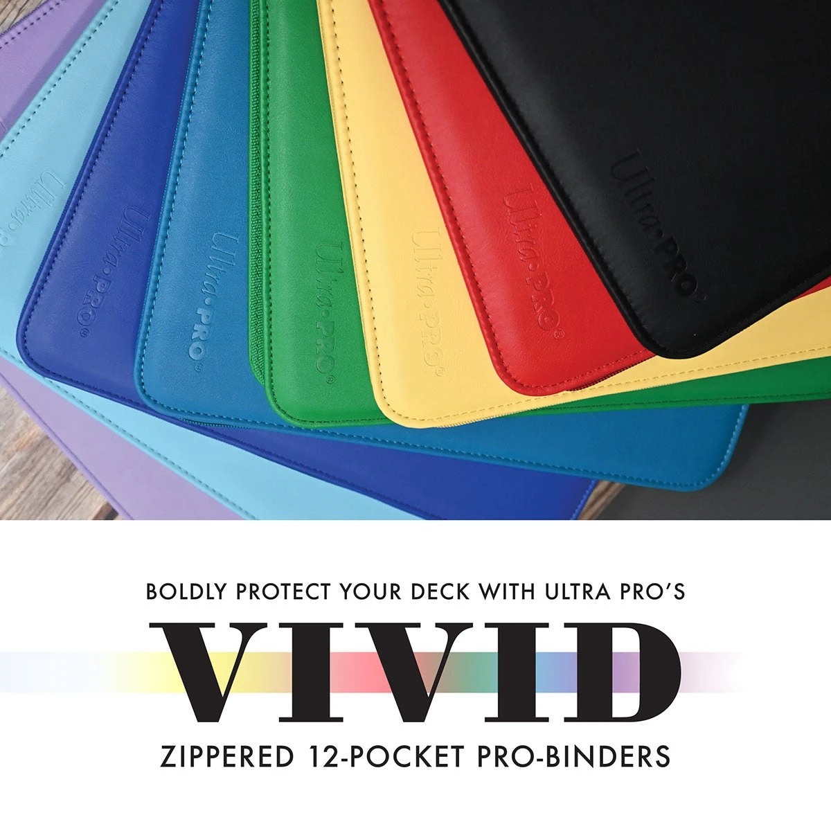 Ultra Pro Vivid 12-Pocket Zippered PRO-Binder